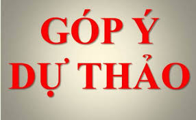 Tham gia ý kiến vào Dự thảo văn bản quy phạm pháp luật